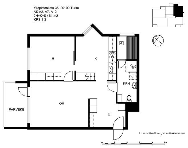 City Apartments Turku - 1 Bedroom Apartment With Private Sauna Exterior foto